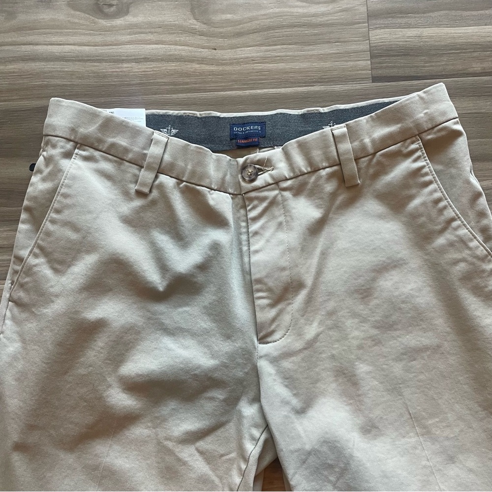 Tan Straight Fit Dockers